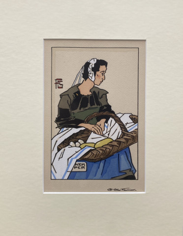 Femme de Quimper par Georges Géo-Fourrier
