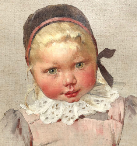 Portrait d'un enfant breton par Géo