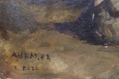 Signée E. Roze datée 1882