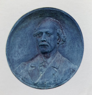 Alfred Beau (médaillon figurant sur sa tombe au cimetière St Marc de Quimper)