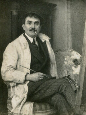 Portrait de Georges Boisselier par Maurice Renders (1877-1951)