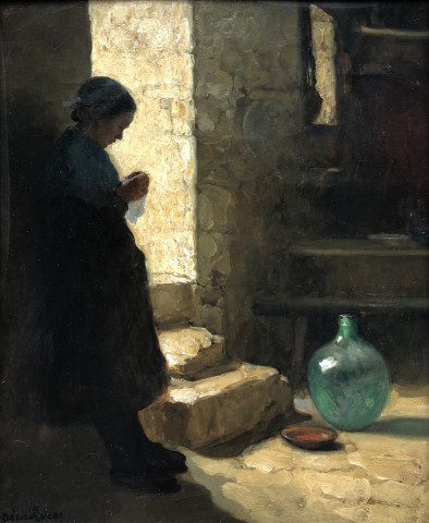 La femme au picot par Louis-Marie Désiré-Lucas