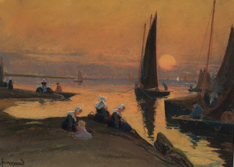 Retour de pêche par Mathurin Janssaud