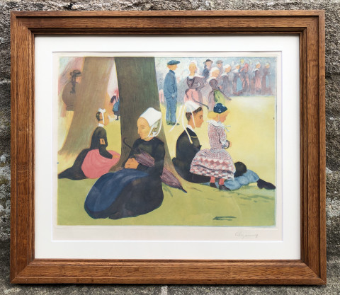 Scène de pardon en Cornouailles