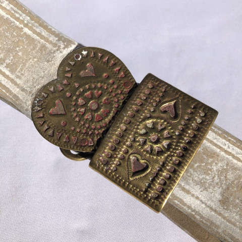 Ceinture bretonne dite Gouriz datée 1848 