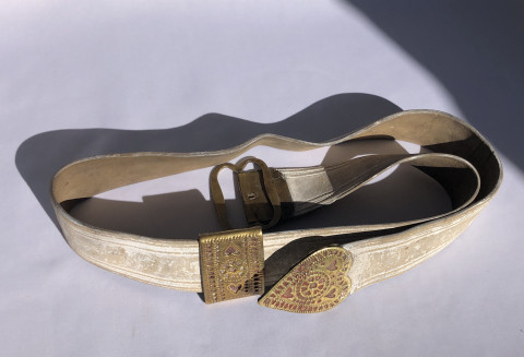 Ceinture bretonne dite Gouriz datée 1848 