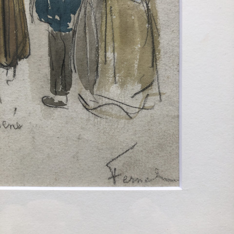 Étude de costumes breton