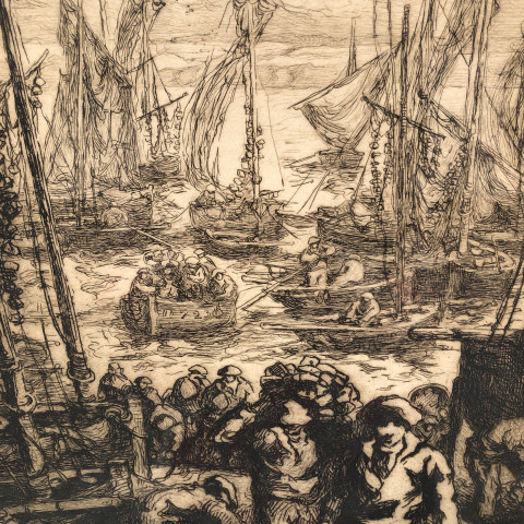 Retour des chaloupes sardinières à Douarnenez