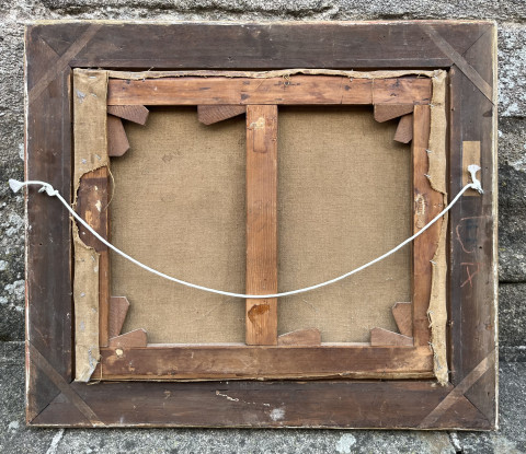 Arrière de la toile