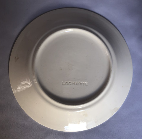 Assiette titrée « Les thons »