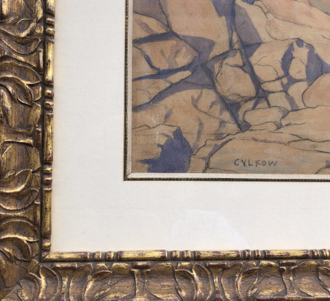 Bateaux en vue de la côte - Louis Cylkow