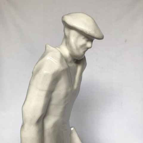 L’homme à la raie par Mathurin Méheut