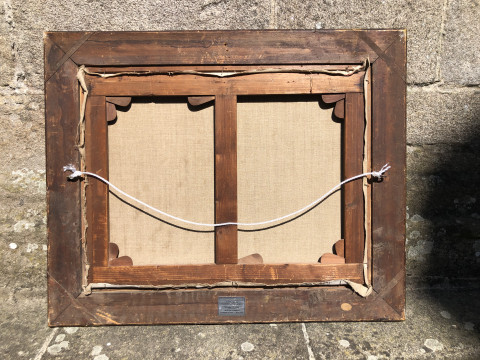 Arrière de la toile