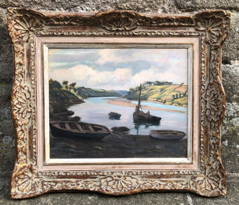 Vue de la Laïta du port du bas-Pouldu