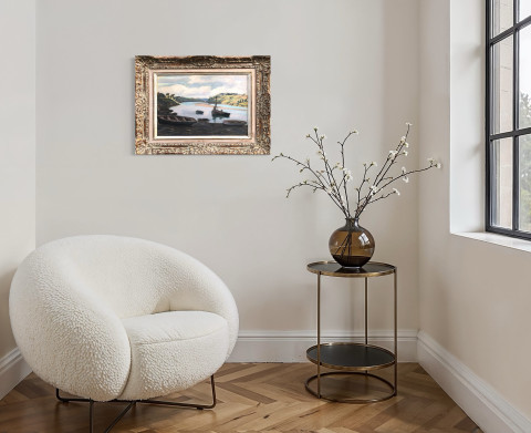 Vue de la Laïta du port du bas-Pouldu