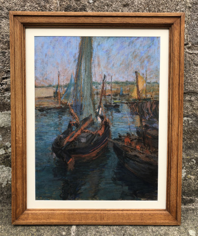  Bateaux au mouillage à Concarneau