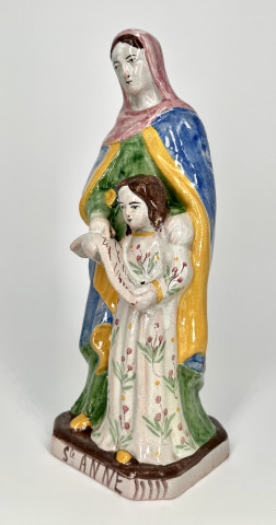 Sainte Anne apprenant à lire à la vierge