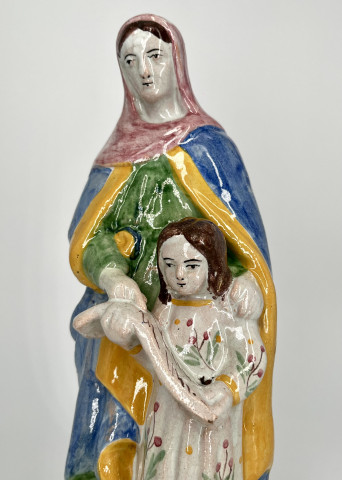 Sainte Anne apprenant à lire à la vierge