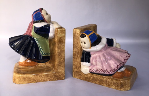 Paire de serre-livres aux enfants