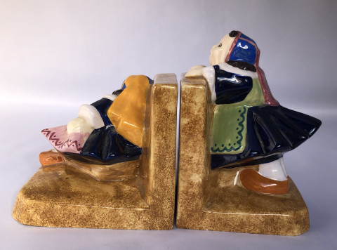 Paire de serre-livres aux enfants