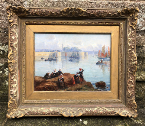 Retour de pêche à Concarneau par Alfred Guillou