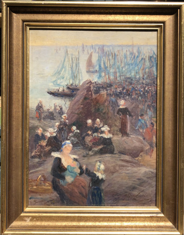 Retour de pêche à Concarneau par Alfred Guillou