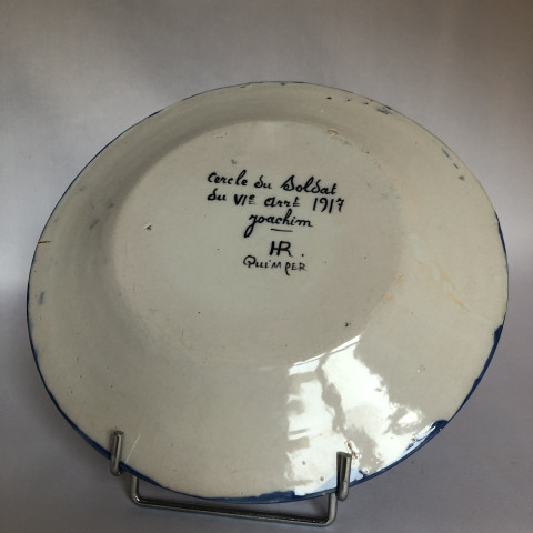 Assiette du cercle du soldat « les femmes de France »