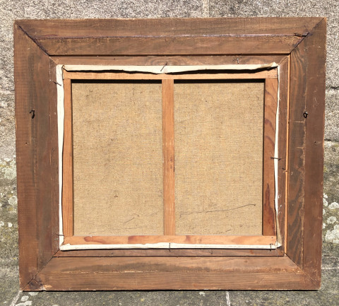 Arrière de la toile