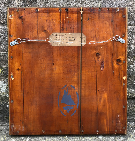 Arrière du tableau