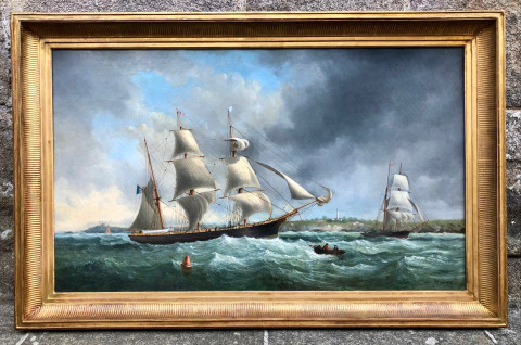 Entrée de Saint-Nazaire par Charle Leduc