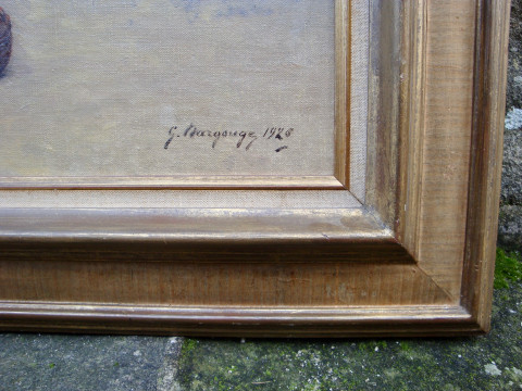 Signature Dargouge et date de l'oeuvre