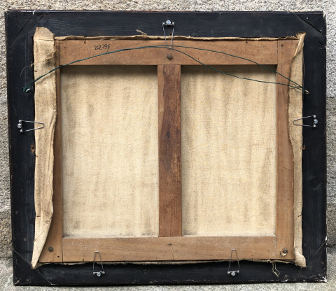 Arrière de la toile