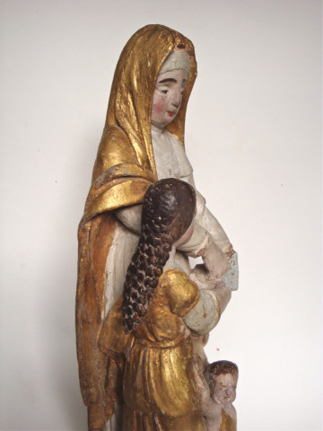 Détail de la Trinité à la Sainte Anne