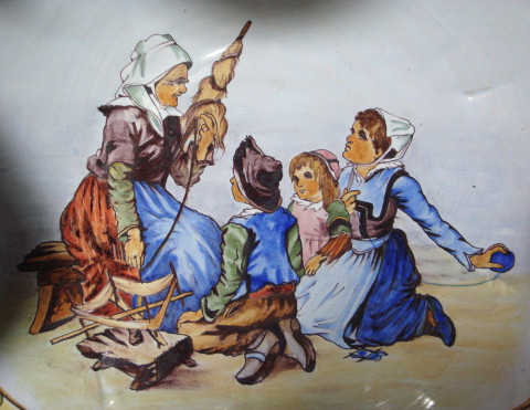 Détail poncif Histoire à la grand-mère - Porquier Beau
