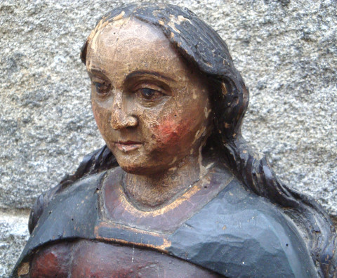 Détail visage Ste Hilda