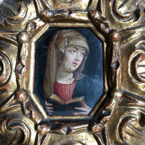 Portrait d'une femme de qualité - École italienne fin XVIIe