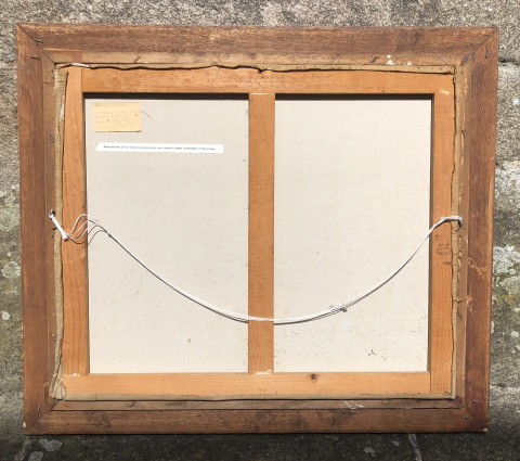Arrière de la toile