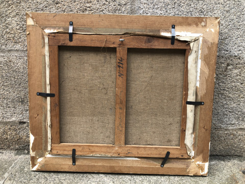 Arrière de la toile