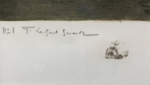Numéro et signature de l'artiste