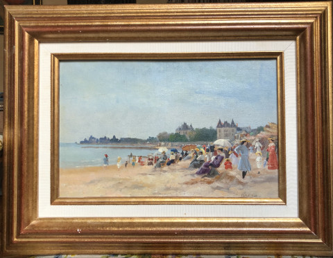 Plage du Pouliguen, Villa des cerises par Fernand le Gout-Gérard