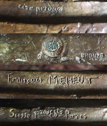 Signature de la manufacture et de l'artiste