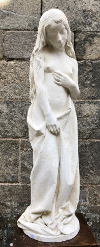 Jeune fille aux longs cheveux par Fréour