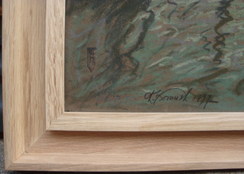 Monogramme, signature de l'artiste et date de l'oeuvre