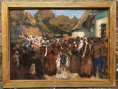 La fête au village par Georges Gardenty