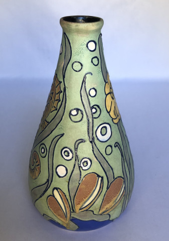 Vase hippocampe et méduse par Georges Renaud