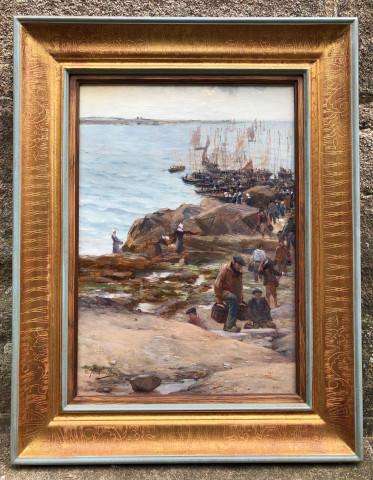 Retour de pêche à Concarneau par Alfred Guillou