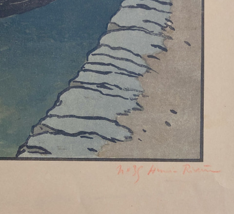 Numéro de la planche et signature de l'auteur