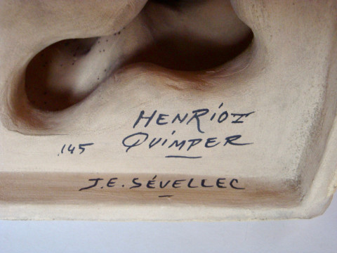 Signatures de la manufacture Henriot et de Sévellec