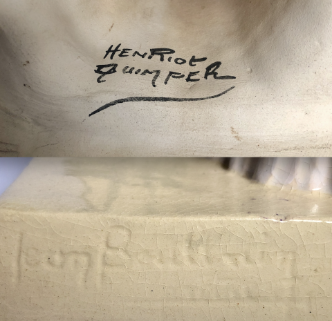 Signature de la manufacture et de l'artiste