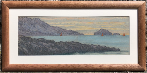 Belle-île au couchant par Francis Auburtin